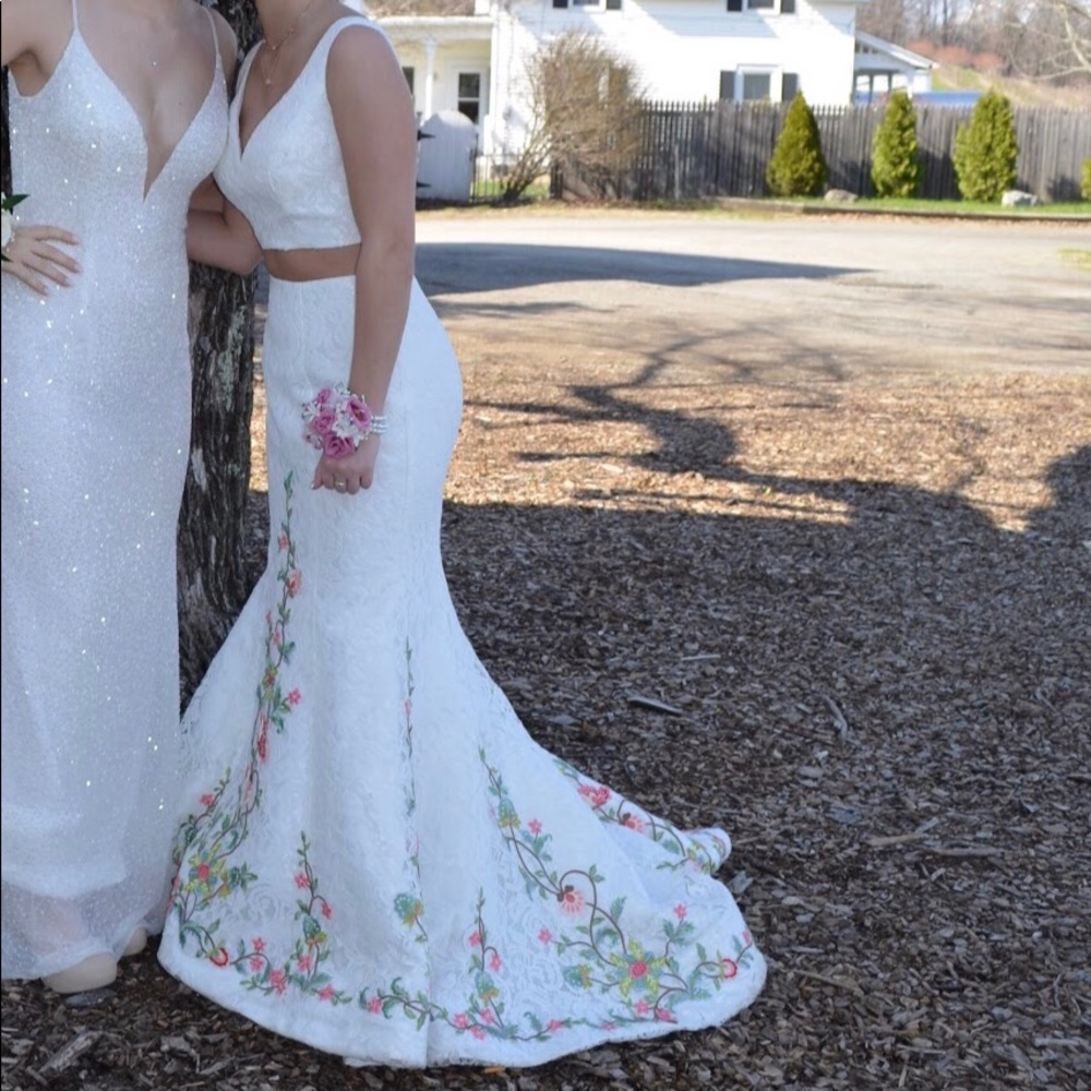 Sherri Hill two-piece prom dress